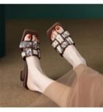 heel patent leather women shoe - Image 4