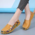 Soft bottom loafer women's shoes