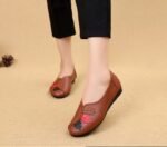 Women’s Leather Shoes Casual Soft Sole - Image 2