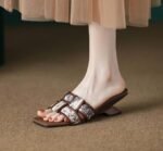 heel patent leather women shoe - Image 10