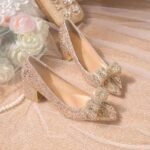 Square buckle one-strap high heels - Image 5