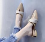 genuine leather mid-heel women’s shoe - Image 5