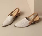 Women's Soft Lambskin Sandals French Retro - Image 6