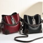 Versatile middle-aged bucket bags for women