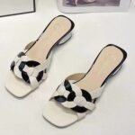 Chunky heel slippers for women - Image 3