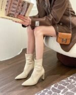 High-heeled skinny women's boots - Image 6