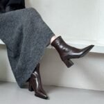 Pointed boots short boots women - Image 6