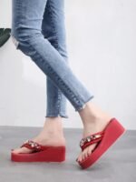 Rhinestones flip-flops Slippers - Image 12