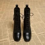 Slim black boots for women - Image 3