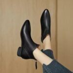 Chunky Heel Ankle Boots For Women - Image 4