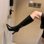 Original comfortable high heels skinny boots - Image 10