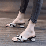 Chunky heel slippers for women - Image 8