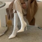 Original comfortable high heels skinny boots - Image 5