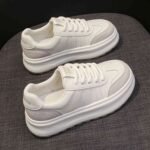 Genuine leather sports casual thick-sole shoe - Image 5