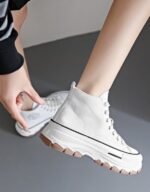 High-top canvas shoes for women - Image 2