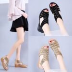 New fashion thick-soled middle-aged sandals - Image 3