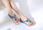 Bohemian ethnic style thick bottom sandals - Image 8