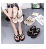 Rhinestones flip-flops Slippers - Image 2