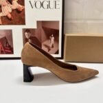 Winter New Retro Brown High Heels for Women - Image 2