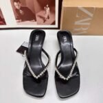 White Cracked Leather French-Style Beach Buckle - Image 7