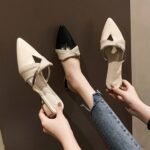 genuine leather mid-heel women’s shoe - Image 9