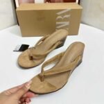 Comfortable Wedge Heel Round Toe Flip-Flops Women's - Image 4