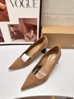 Winter New Retro Brown High Heels for Women - Image 3