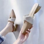 genuine leather mid-heel women’s shoe - Image 3