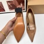 Winter New Retro Brown High Heels for Women - Image 5