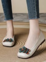 Spring Retro Ethnic Style Women's Shoes