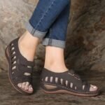 Flat heel women’s shoes   Set-toe sandals for women - Image 3