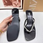 White Cracked Leather French-Style Beach Buckle - Image 5