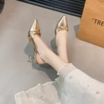 Niche French-style casual high-heeled - Image 3