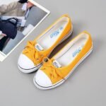 shallow mouth spring canvas shoes women - Image 9
