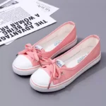 shallow mouth spring canvas shoes women - Image 3