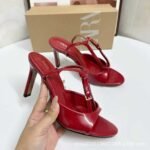 Casual Leopard Print Open Toe Stiletto Sandals - Image 4