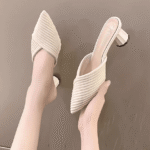 Fitting room half-slippers for women