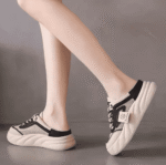 New Half-shoes with skirt thick bottom - Image 2