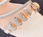 New rhinestones mid-heel for women - Image 2