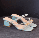 New rhinestones mid-heel for women - Image 4