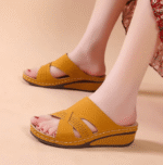 Women's shoes laser hollow wedge sandal - Image 6