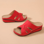 Women's shoes laser hollow wedge sandal - Image 2
