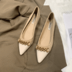 Soft leather retro flat shoes - Image 2