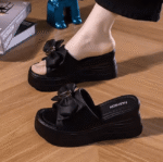 High-heeled slippers for women in summer thick-soled - Image 3