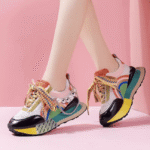 Dad shoes women's double mesh breathable