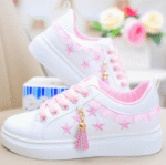 Girls' white shoes for autumn elementary - Image 3