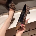 Leopard print high heels for women - Image 8