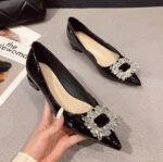 Rhinestone low heel shoes for women - Image 4