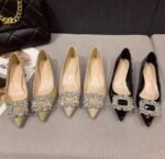 Rhinestone low heel shoes for women - Image 7