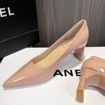 Pointed toe thick heel shoes for women - Image 2